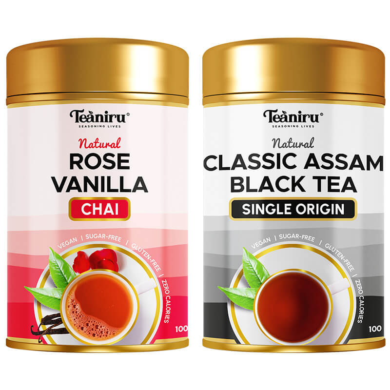 Make your own - Chai Combo Rose vanilla, Classic Black Assam