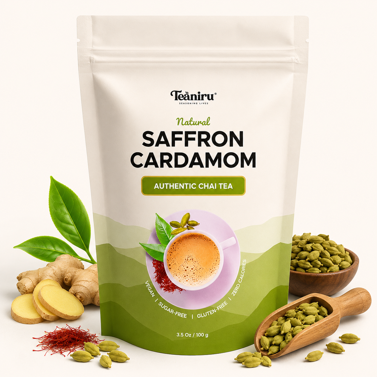 Saffron Cardamom Chai