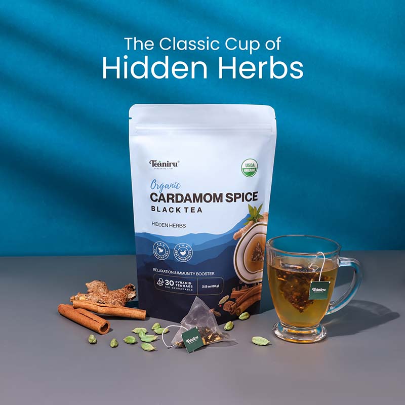 Cardamom spice black tea