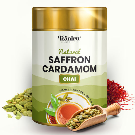 saffron cardamom chai