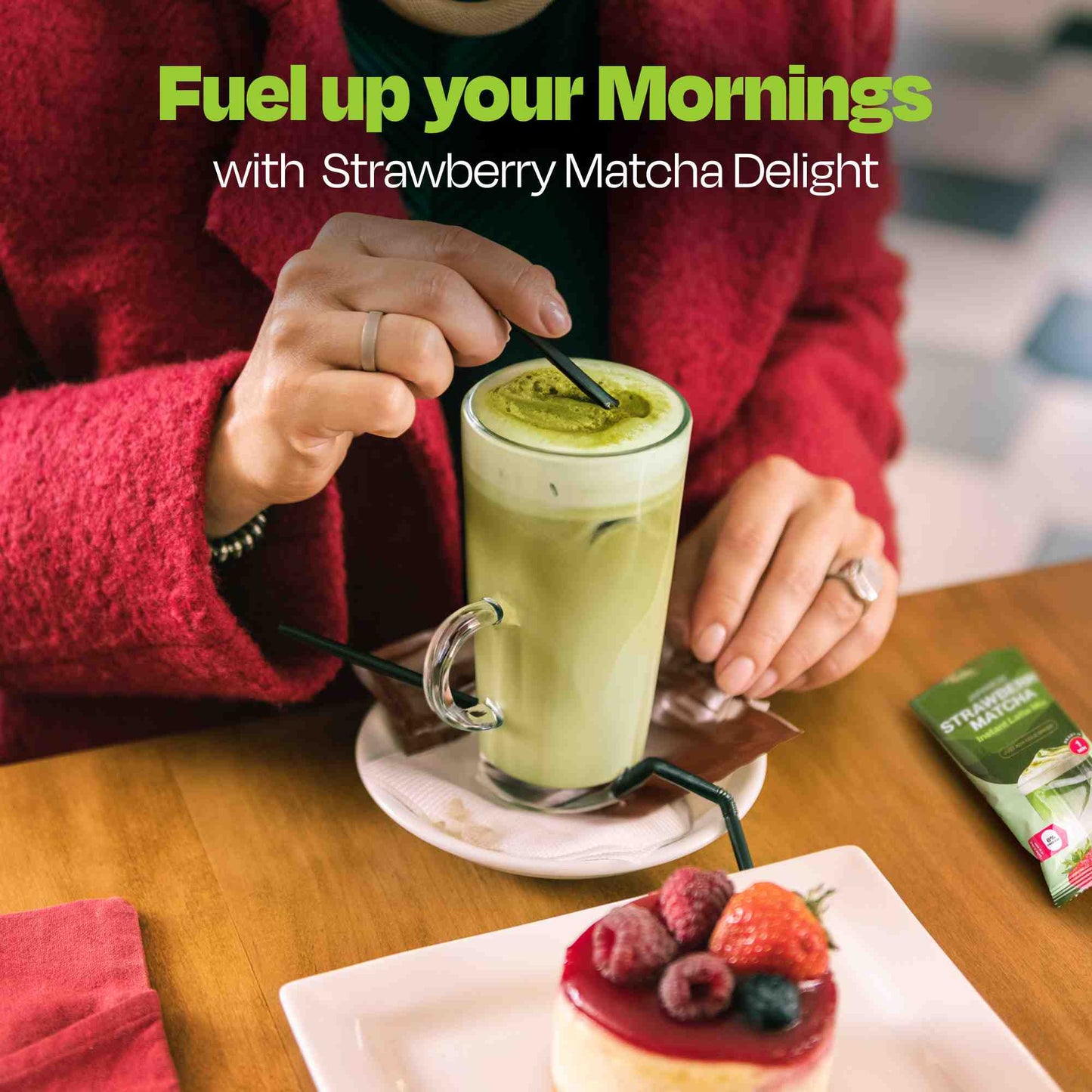 Strawberry Matcha Latte Mix