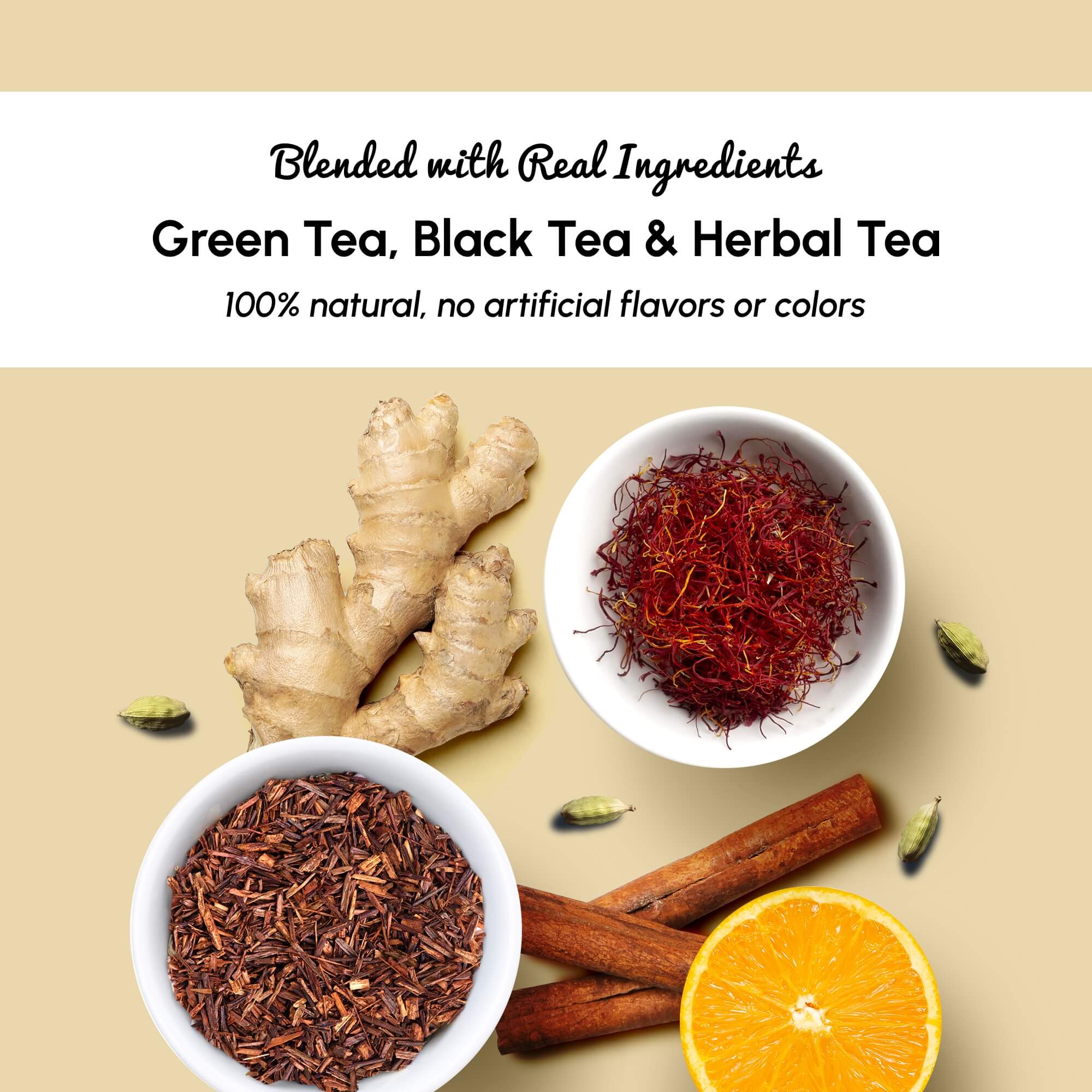 Grandeur Aromatic Tea Ingredients